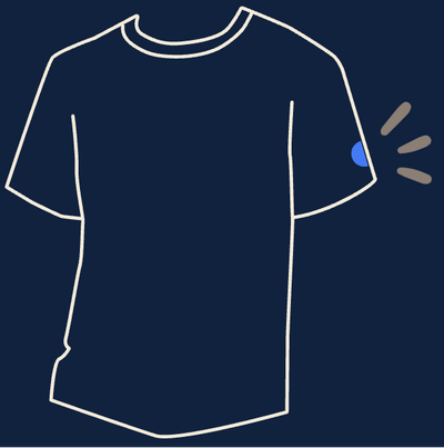 Apparel with Tap To Impact patch